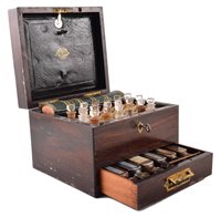 Lot 153 - A Victorian homeopathic travel apothecary by James Epps, London.