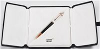 Lot 166 - Montblanc Ingrid Bergman La Donna, a limited edition ballpoint pen.