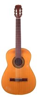 Lot 179 - Ricardo Quiles Ballester Flamenco / Spanish guitar, with mahogany back and sides, with hard case.
