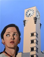 Lot 331 - Claudia (Paul) McKay, "6:37 AM", oil on board.