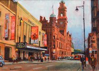 Lot 317 - David Edwards, "The Palace", acrylic.