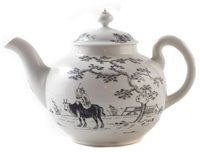 Lot 208 - Worcester teapot and cover circa 1755
