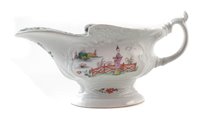 Lot 216 - Worcester sauceboat circa 1755