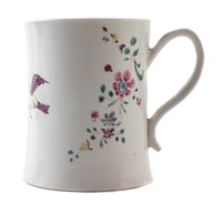 Lot 215 - Worcester mug circa 1755-60