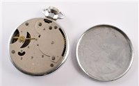 Lot 16 - Dan Dare chrome pocket watch.