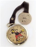Lot 20 - Mickey Mouse Ingersoll pocket watch.