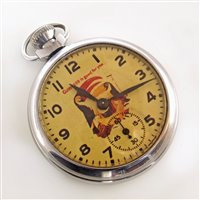 Lot 28 - "Guinness is Good For You" chrome pocket watch