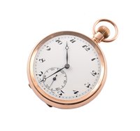 Lot 50 - A 9ct gold open face pocket watch by Buren