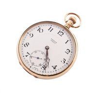 Lot 54 - Rolex 9ct gold small pocket watch marked to dial 'Pidduck Hanley'