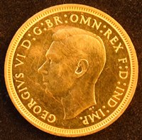 Lot 77 - King George VI, Half-Sovereign, 1937.