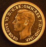 Lot 87 - King George VI, Sovereign, 1937.