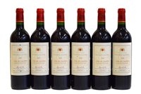 Lot 130 - Chateau Montagne, Cotes de Castillon, 1998, 6 bottles.