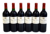 Lot 113 - Chateau Liversan, Haut Medoc, 2000, 6 bottles.
