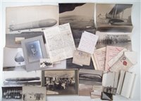 Lot 341 - RAF R34 Airship First Atlantic Airship Double Crossing letter and photographs