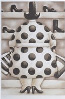 Lot 181 - Ian Rawling, "Shop Till You Drop", signed limited edition screenprint.