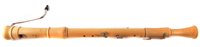 Lot 33 - Hohner Ensemble bass recorder with box.