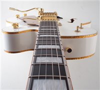 Lot 110 - Gretsch 125 year White Falcon guitar with case