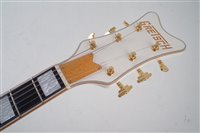 Lot 110 - Gretsch 125 year White Falcon guitar with case