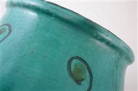 Lot 66 - Della Robbia twin handled vase
