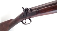Lot 14 - 8-bore Wildfowling gun by H.C. Burt, Yarmouth