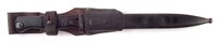 Lot 224 - German WW2  Waffenamt stamped Mauser  K98 bayonet, scabbard and frog