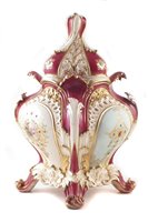 Lot 187 - Large Coalport lidded vase