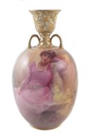 Lot 70 - Doulton Burslem Luscian ware Leslie Johnson vase.