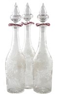 Lot 22 - A set of three decanters