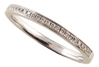 Lot 156 - Diamond half-eternity 18ct white gold wedding band