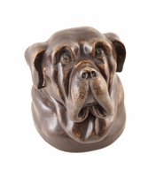 Lot 53 - Ceramic dog's head tobacco jar