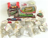 Lot 65 - Collection of 'Little Lead Soldiers' in packets, also three Omnibus boxed models and three other models