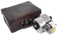 Lot 4 - Gibson A14  Bus ticket machine (no makers mark) no. 35182 with case and rolls of paper.