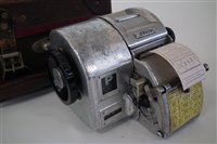 Lot 4 - Gibson A14  Bus ticket machine (no makers mark) no. 35182 with case and rolls of paper.