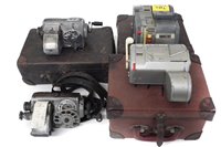 Lot 12 - Two TIM bus ticket machines one with case together with two Almex machines with cases