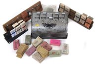 Lot 23 - Bell Punch Ultimate Fare System together with a collection of bus tickets and racks.
