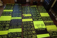 Lot 21 - Five London Transport Bus destination blinds.