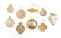 Lot 325 - Fifty eight RAOB silver, silver gilt and enamelled medallions
