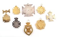 Lot 325 - Fifty eight RAOB silver, silver gilt and enamelled medallions