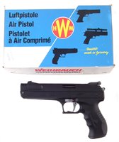Lot 70 - Weihrauch HW 40 PCA .177 air pistol, serial number 505865, with box and hang tag, 23cm long