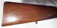 Lot 48 - Parker Hale (Birmingham) .451 muzzle loading percussion rifle with Rex Holbrook sights bullet mould, sizing die punch and nipple key