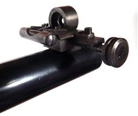 Lot 48 - Parker Hale (Birmingham) .451 muzzle loading percussion rifle with Rex Holbrook sights bullet mould, sizing die punch and nipple key