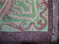 Lot 368 - Irish Donegall carpet circa 1910, Arts & Crafts style following the designs of C.F.A. Voysey.