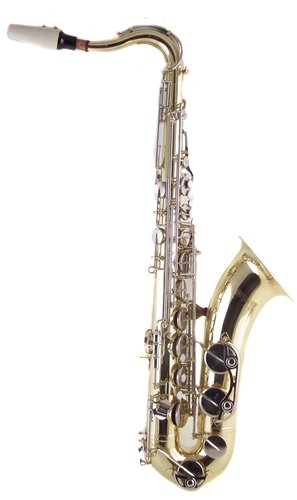 54 - Yamaha YTS-23 saxophone with case and music
