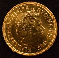 Lot 66 - Queen Elizabeth II, Sovereign, 2000, uncirculated.