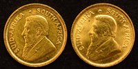 Lot 6 - Two South Africa, 1/10 Krugerrands, 1984 and 1985.