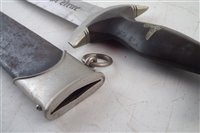 Lot 161 - German Third Reich SS Dagger and scabbard by Robert Klass