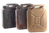 Lot 257 - Three Wehrmacht Jerry cans