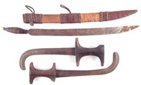 Lot 176 - Two African Beja daggers, and one other.
