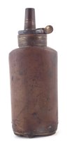 Lot 118 - Powder flask with bullet and wad base