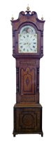Lot 312 - J & E Flint, Birmingham long-case clock.